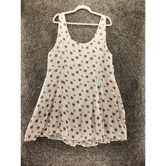 BNWT Forever 21 2X Nwt Sleeveless White Floral Dress - Picture 4 of 4